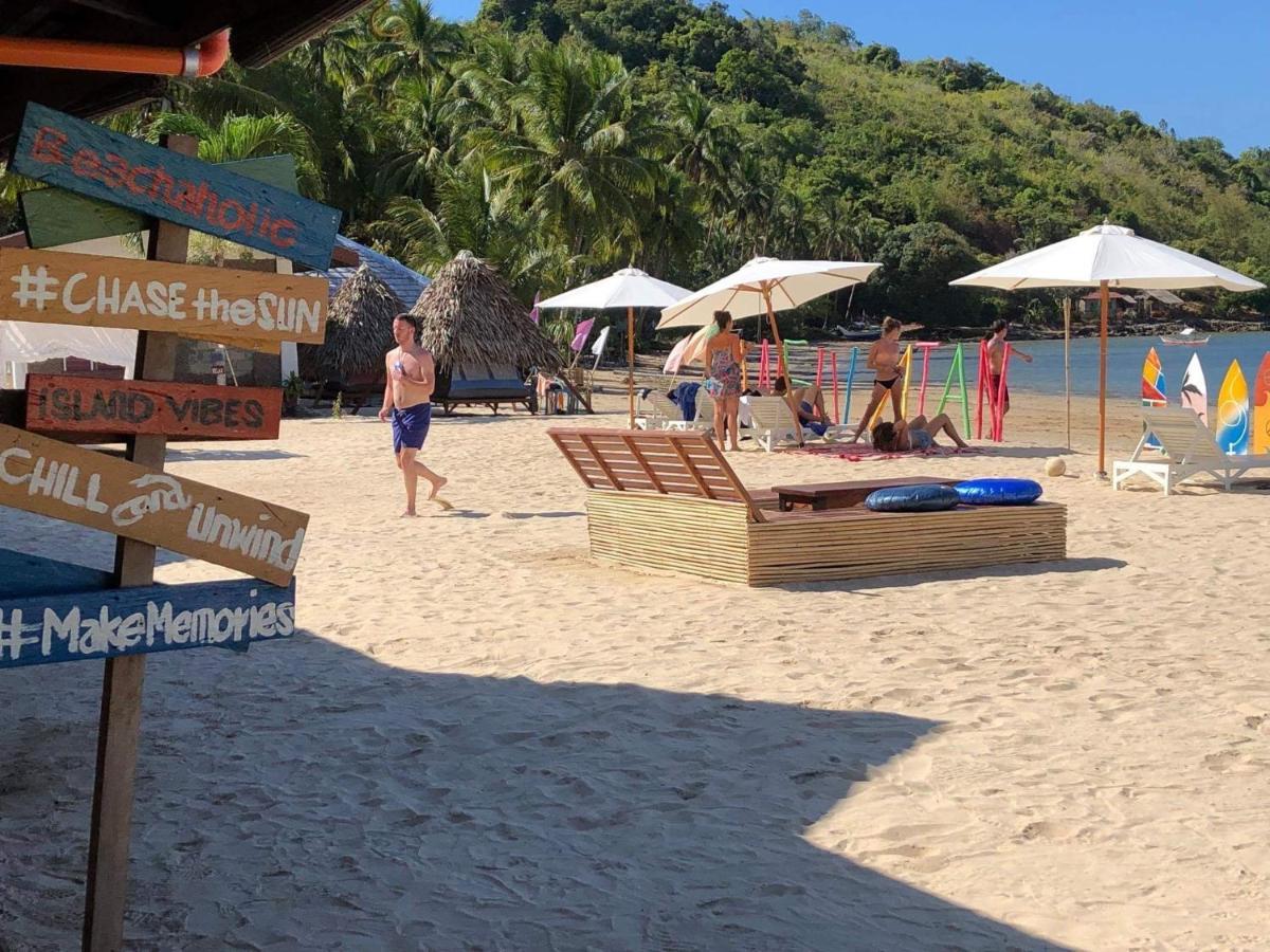 Pangulatan Beach Resort El Nido Exterior foto